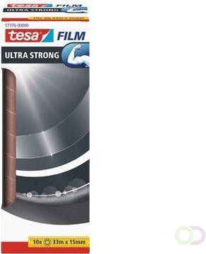 Tesa film Ultra-Strong ft 33 m x 15 mm toren van 10 rolletjes