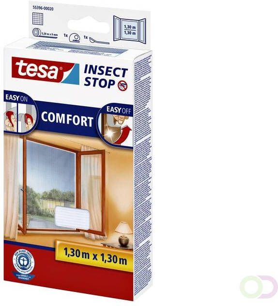 Tesa Insectenhor Â Insect Stop COMFORT raam 1 3x1 3m wit