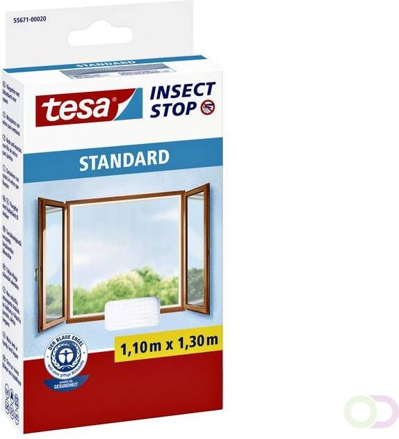 Tesa Insectenhor Â Insect Stop STANDARD raam 1 10x1 30m wit