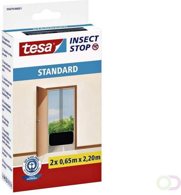 Tesa Insectenhor Â Insect Stop STANDARD deur 2x 0 65x2 50m antraciet