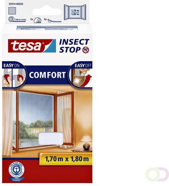 Tesa Insectenhor 55914 voor raam 1 7x1 8m wit