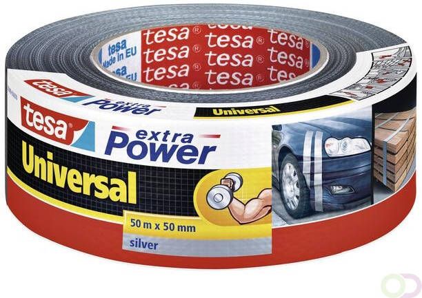 Tesa Duct tape Â extra Power Universal 50mx50mm grijs