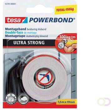 Tesa Powerbond Ultra Strong ft 19 mm x 1 5 m op blister