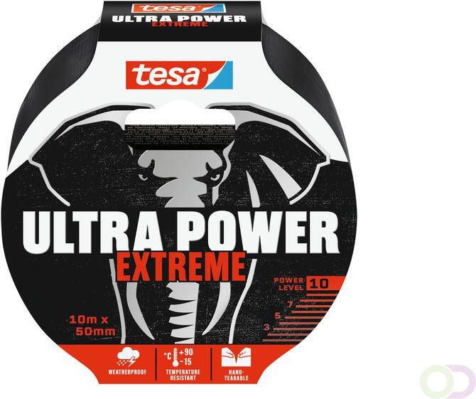 Tesa Reparatietape Ultra Power Extreme repair 10mx50mm zwart