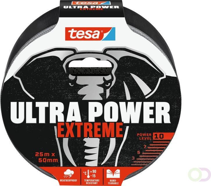 Tesa Reparatietape Ultra Power Extreme repair 25mx50mm zwart