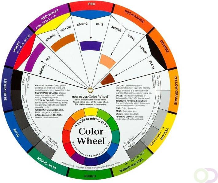 The Color Wheel Company Kleurenwiel 13cm