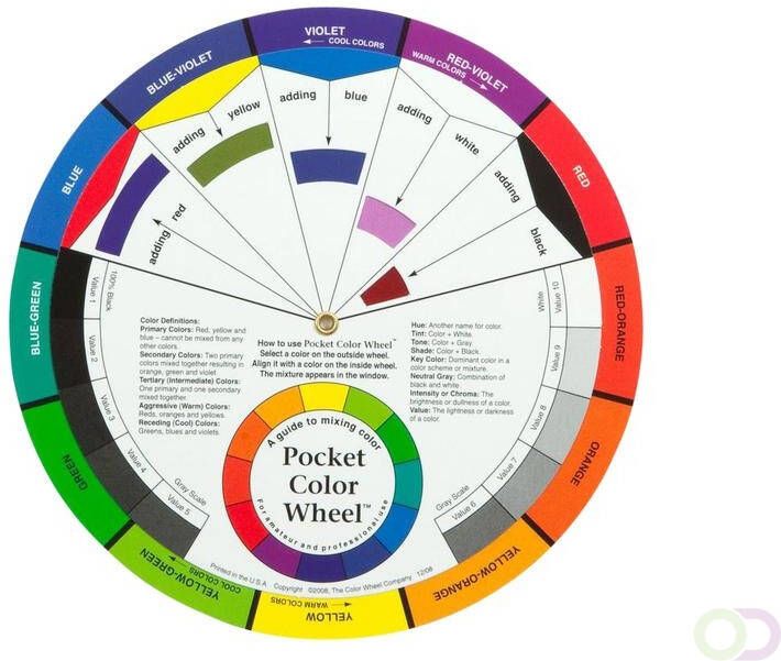 The Color Wheel Company Kleurenwiel 23cm