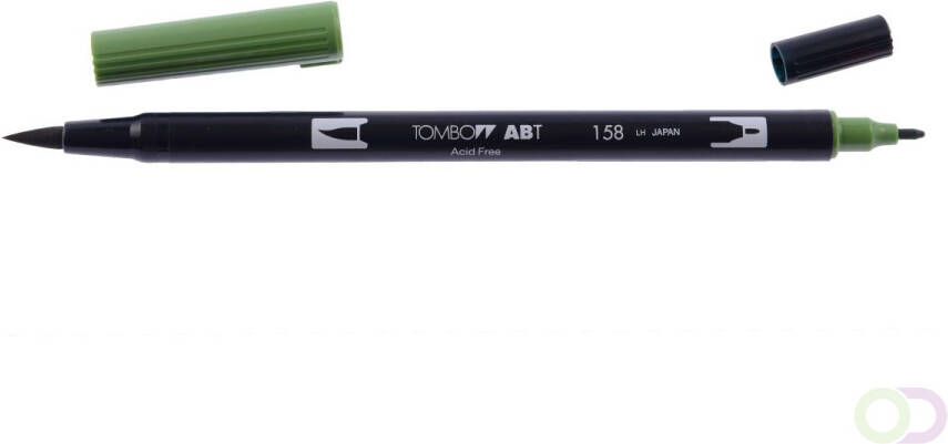 Tombow ABT Dual Brush Pen Dark olive