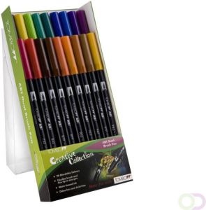 Tombow ABT Dual Brush Pen set van 18 primaire kleuren