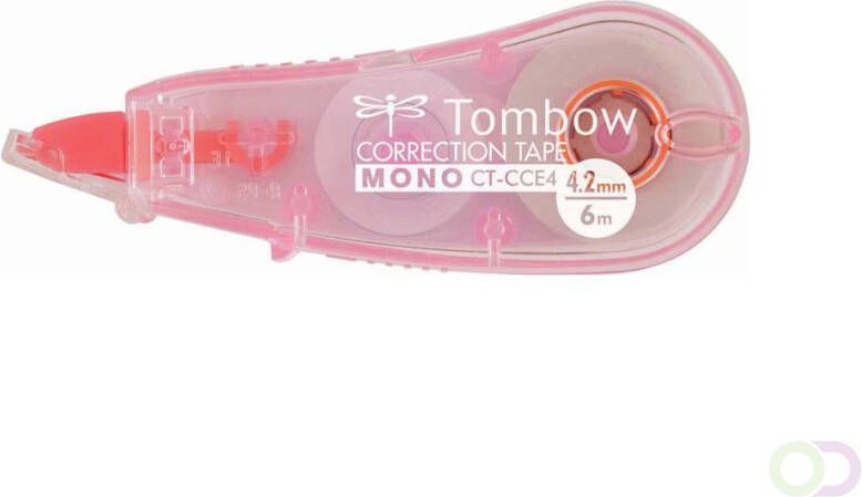 Tombow Correctieroller MONO CCE 4 2 mm x 6 m roze 20 stuks