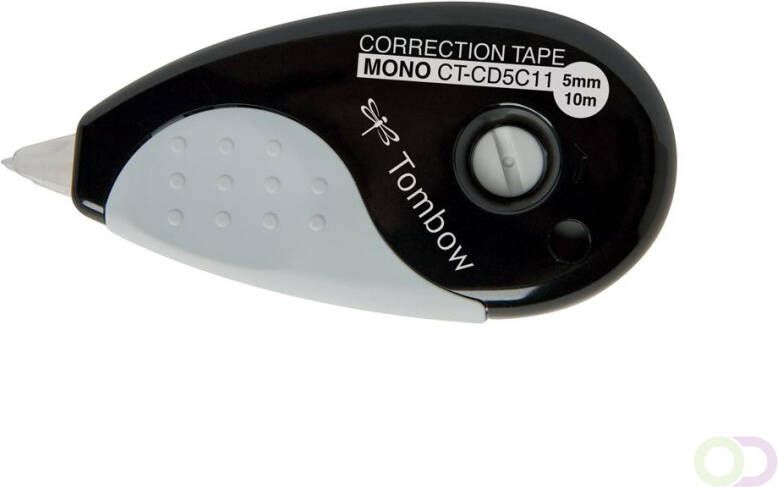Tombow Correctieroller MONO Grip 5 mm x 10 m zwart