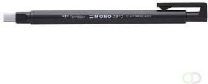 Tombow gumstift MONO zero met rechthoekige punt navulbaar zwart