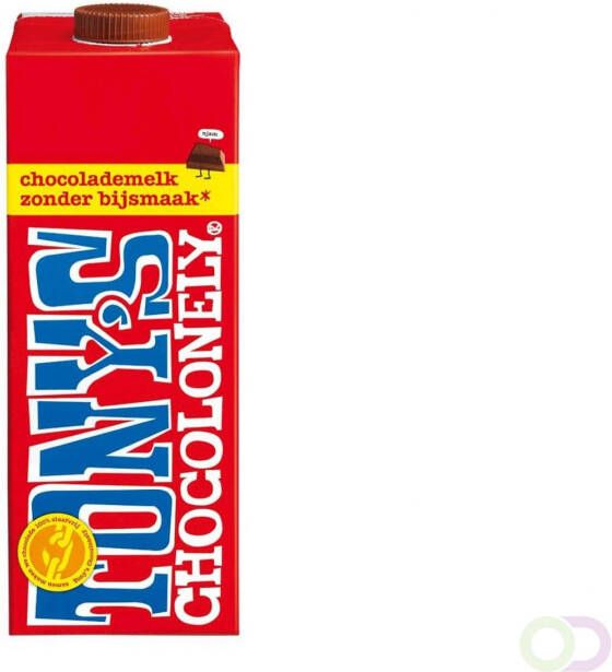 Tony's Chocolonely Chocolade Tonys Chocolonely Tony's Chocolonely chocolademelk 1 liter 1 stuk