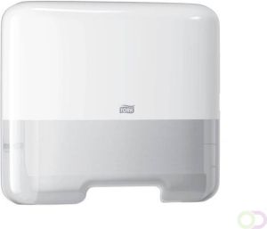 Tork Handdoekdispenser Mini H3 Elevation voor C- en Z-vouw handdoek wit 553100