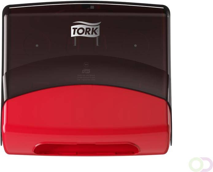 Tork Dispenser W4 654008 nonwoven zwart rood