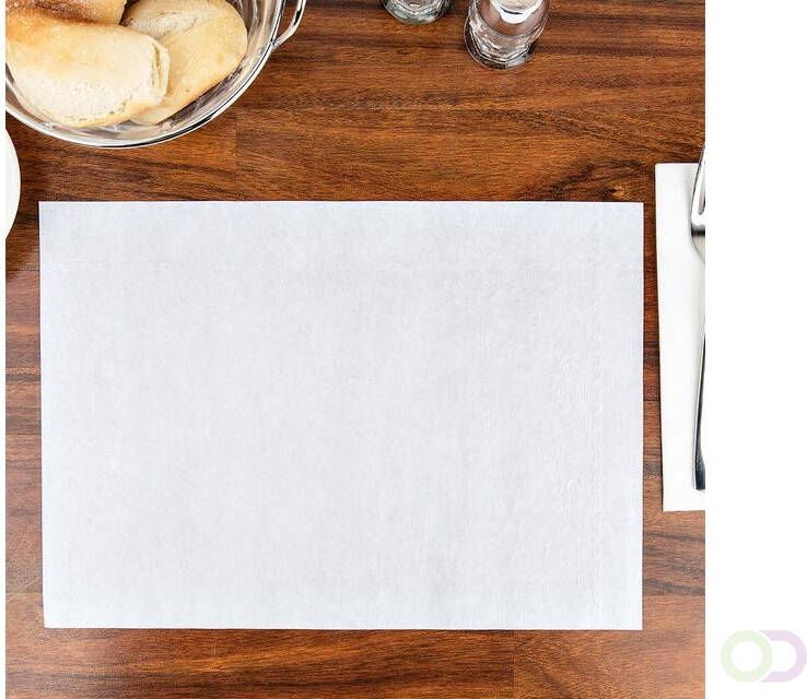 Tork Placemats 474401 LinStyle 39x30cm wit 100st.