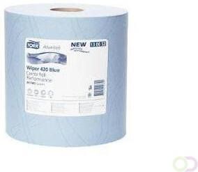 Tork Poetspapier plus combi blauw 2-laags 750 vel 255m