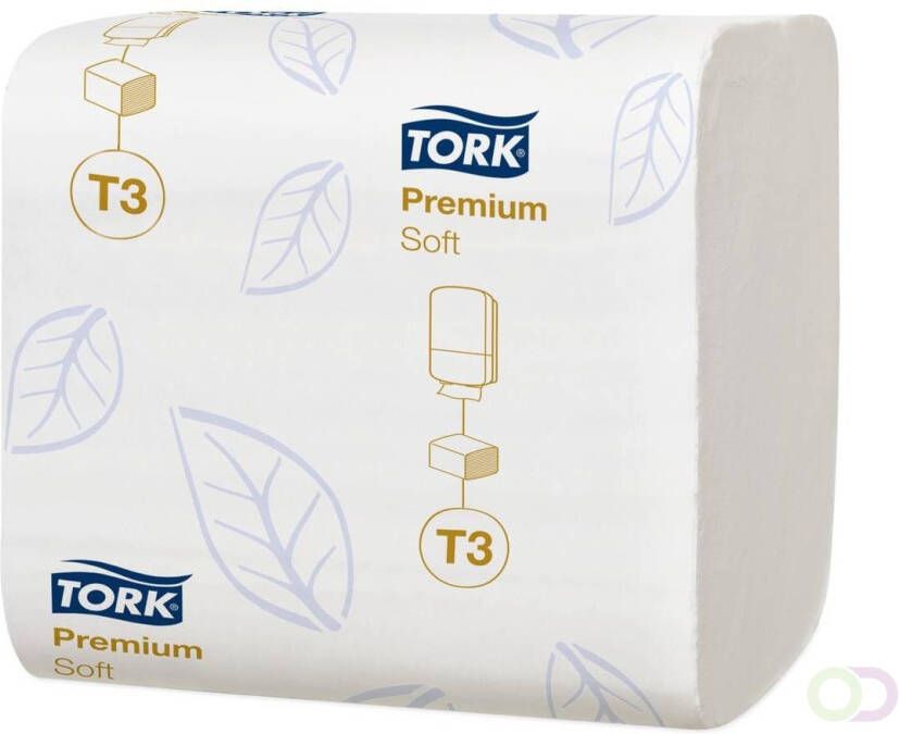 Tork Premium toiletpapier gevouwen soft 2-laags 252 vel