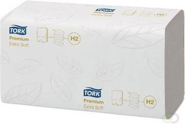 Tork Premium XpressÂ® extra zachte handdoek XL multifold 2 laags systeem H2 wit