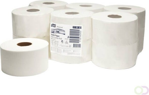 Tork Toiletpapier T2 110163 Universal 1laags 240m 1200vel 12rollen