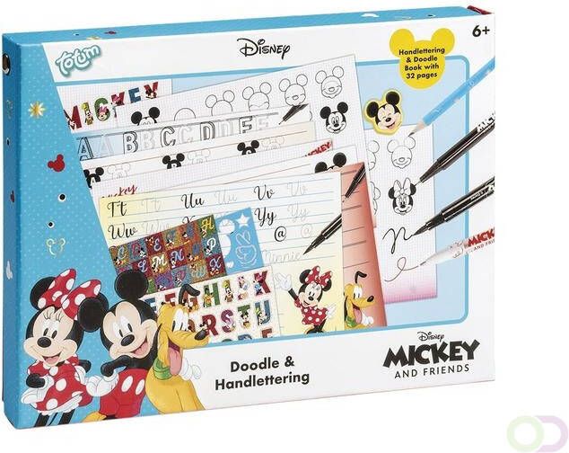 Totum Handletterset Disney Mickey en Minnie