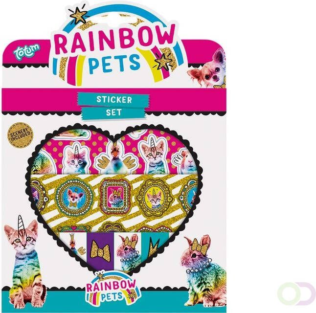 Totum Stickerset Rainbow Pets