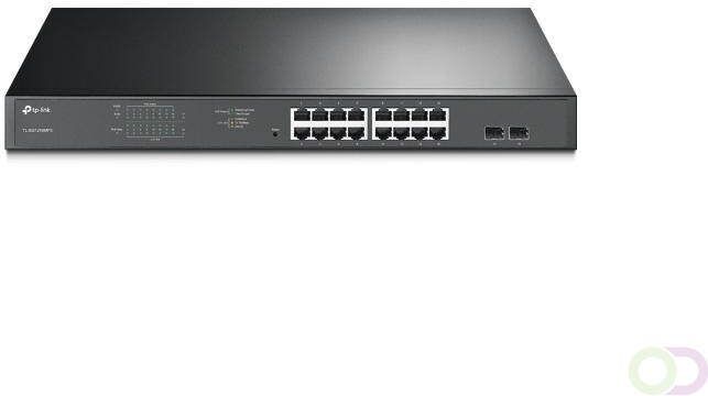 TP-Link TL-SG1218MPE Managed L2 Gigabit Ethernet (10 100 1000) Power over Ethernet (PoE) 1U Zwart (TL-SG1218MPE V1)