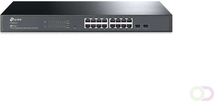 TP-Link TL-SG2218 netwerk-switch Managed L2 L2 Gigabit Ethernet (10 100 1000) Zwart (TL-SG2218)