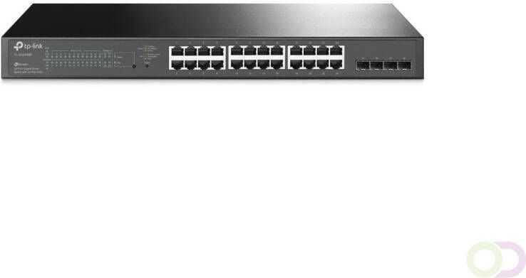 TP-Link TL-SG2428P netwerk-switch Gigabit Ethernet (10 100 1000) Power over Ethernet (PoE) Zwart (TL-SG2428P)