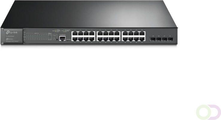 TP-Link TL-SG3428MP netwerk-switch Managed L2 L2 Gigabit Ethernet (10 100 1000) Power over Ethernet (PoE) Zwart (TL-SG3428MP)