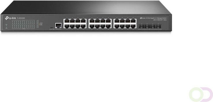 TP-Link TL-SG3428X netwerk-switch Managed L2 Gigabit Ethernet (10 100 1000) Zwart (TL-SG3428X)