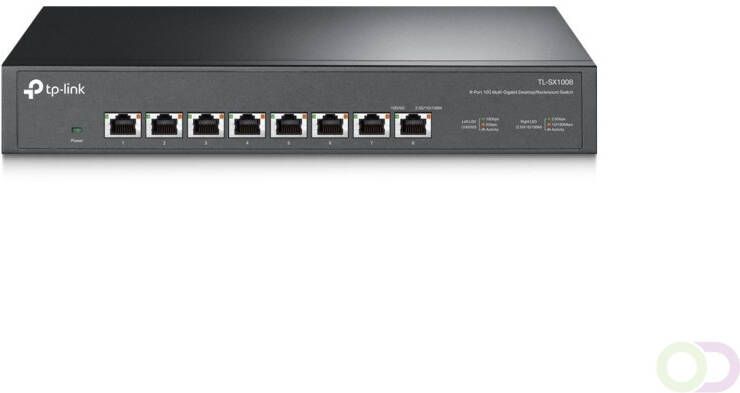 TP-Link TL-SX1008 netwerk-switch Unmanaged 10G Ethernet (100 1000 10000) Zwart (TL-SX1008)