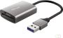 Trust Dalyx USB 3.2 snelle geheugenkaartlezer - Thumbnail 2