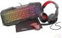 Trust GXT 1180RW 4 in 1 Gaming Set met headset toetsenbord(azerty ) muis en muismat - Thumbnail 1