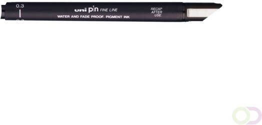 Uni-Ball Fineliner Uni ball Pin zwart 0 3mm