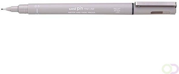 Uni-Ball Fineliner Pin 0 5mm lichtgrijs