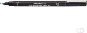 Uni-Ball Uni ball fineliner Pin blauw 0 5 mm
