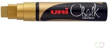 Uni-Ball krijtmarker goud beitelvormige punt 15 mm