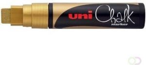 Uni-Ball Uni ball krijtmarker goud beitelvormige punt 15 mm