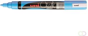 Uni-Ball Krijtstift Chalk rond lichtblauw