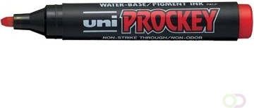 Uni-Ball permanent marker Prockey PM-126 rood