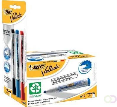 Velleda whiteboardmarker 1701 blauw doos met 12 stuks + Liquid Ink whiteboardmarker blister met 3 stuks - Foto 2