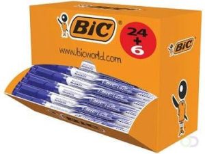 Velleda Whiteboardmarker Liquid Ink doos van 30 stuks (24 + 6 gratis) blauw
