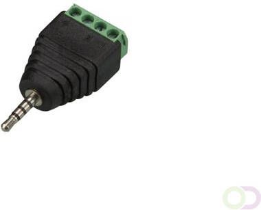 Velleman 2.5 mm STEREOPLUG NAAR 4-POLIGE SCHROEFAANSLUITING (5 st.)