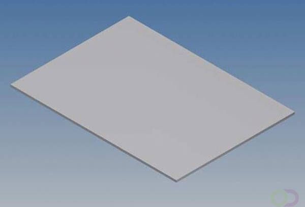 Velleman ALUMINIUM PANEEL VOOR 10003 MC 22 ZILVER 77 x 55 x 1 mm