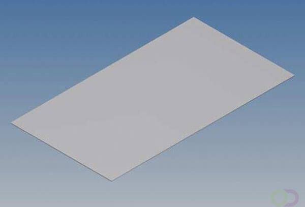 Velleman ALUMINIUM PANEEL VOOR TK-REEKS ZILVER 130.6 x 72 x 0.5 mm