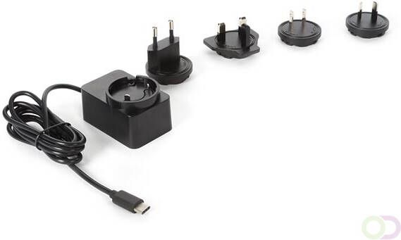 Velleman COMPACTE LADER MET USB-AANSLUITING 5 VDC 2.5 A max. 15 W max. type C met 4 reisstekkers