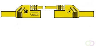 Velleman CONTACT PROTECTED INJECTION-MOULDED MEASURING LEAD 4mm 25cm YELLOW (MLB-SH WS 25 1)