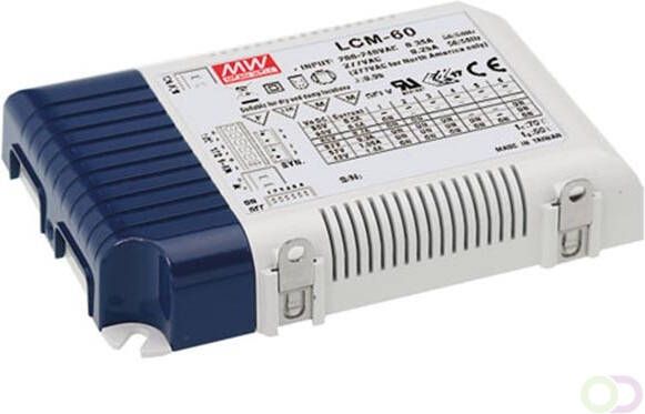 Velleman DIMBARE LED-VOEDING CONSTANTE STROOM 60 W INSTELBARE UITGANGSSTROOM MET PFC
