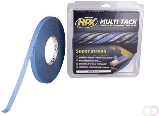 Velleman Dubbelzijdige multi-tack tape semi-transparant 12 mm x 25 m